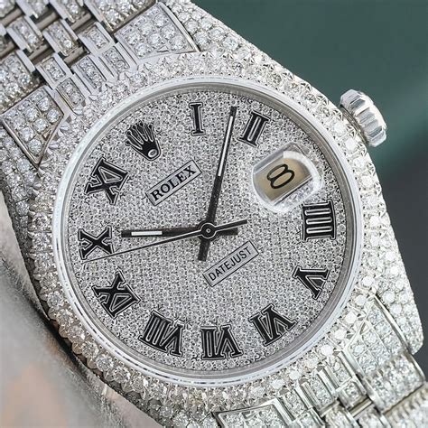 rolex datejust with diamonds price|rolex full diamond watch price.